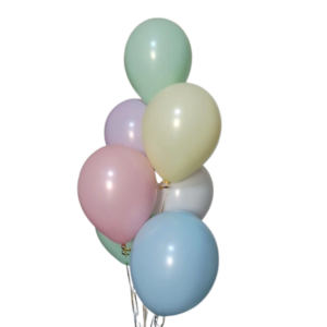 Globos pasteles