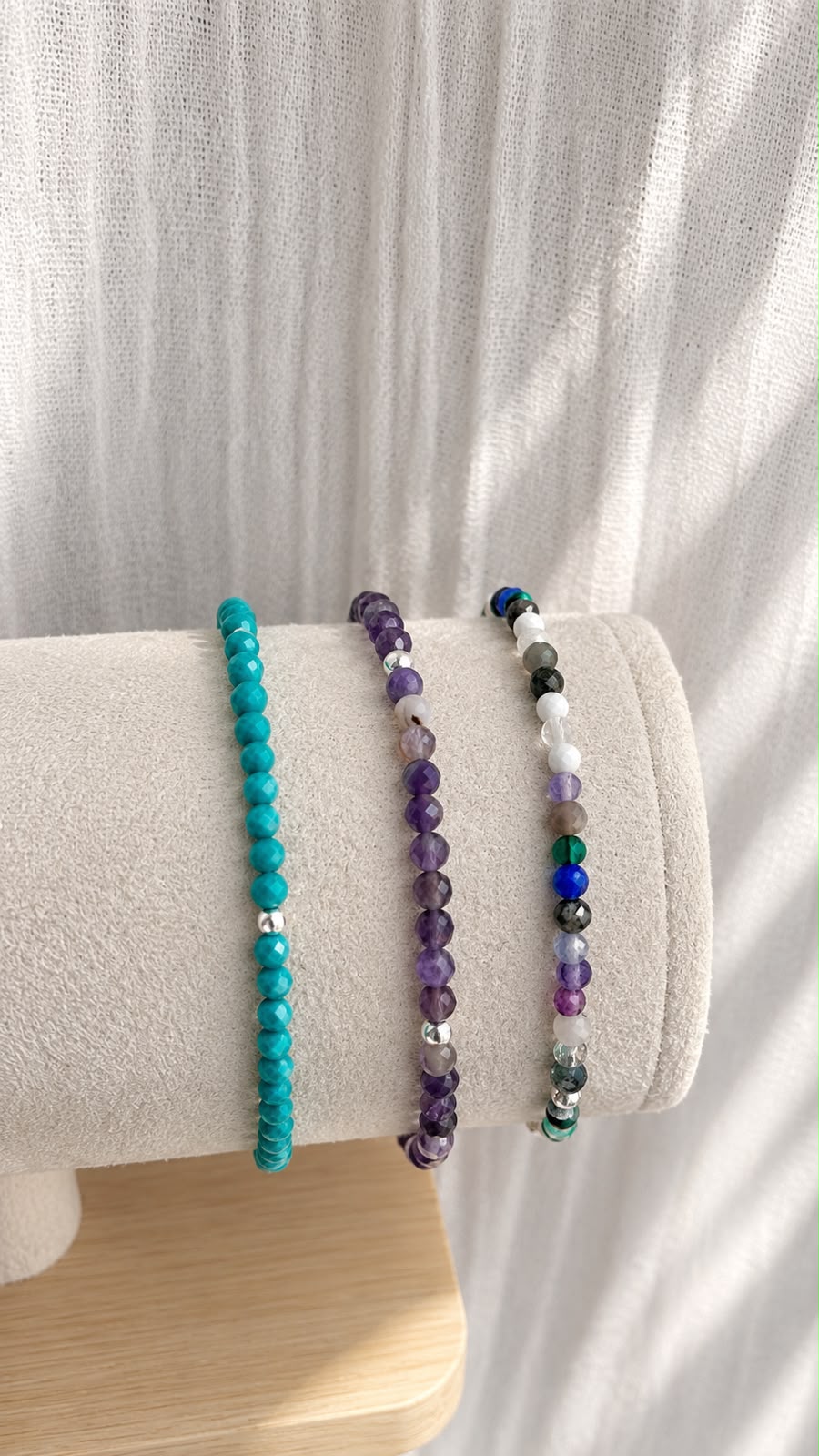 Pulseras Facetadas