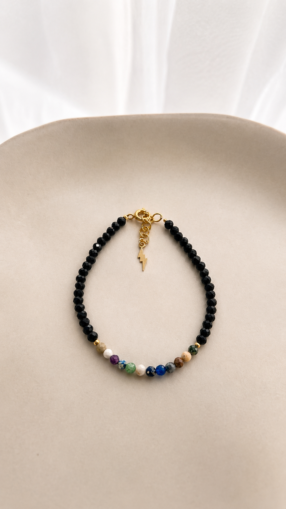 Pulsera cristal y facetadas