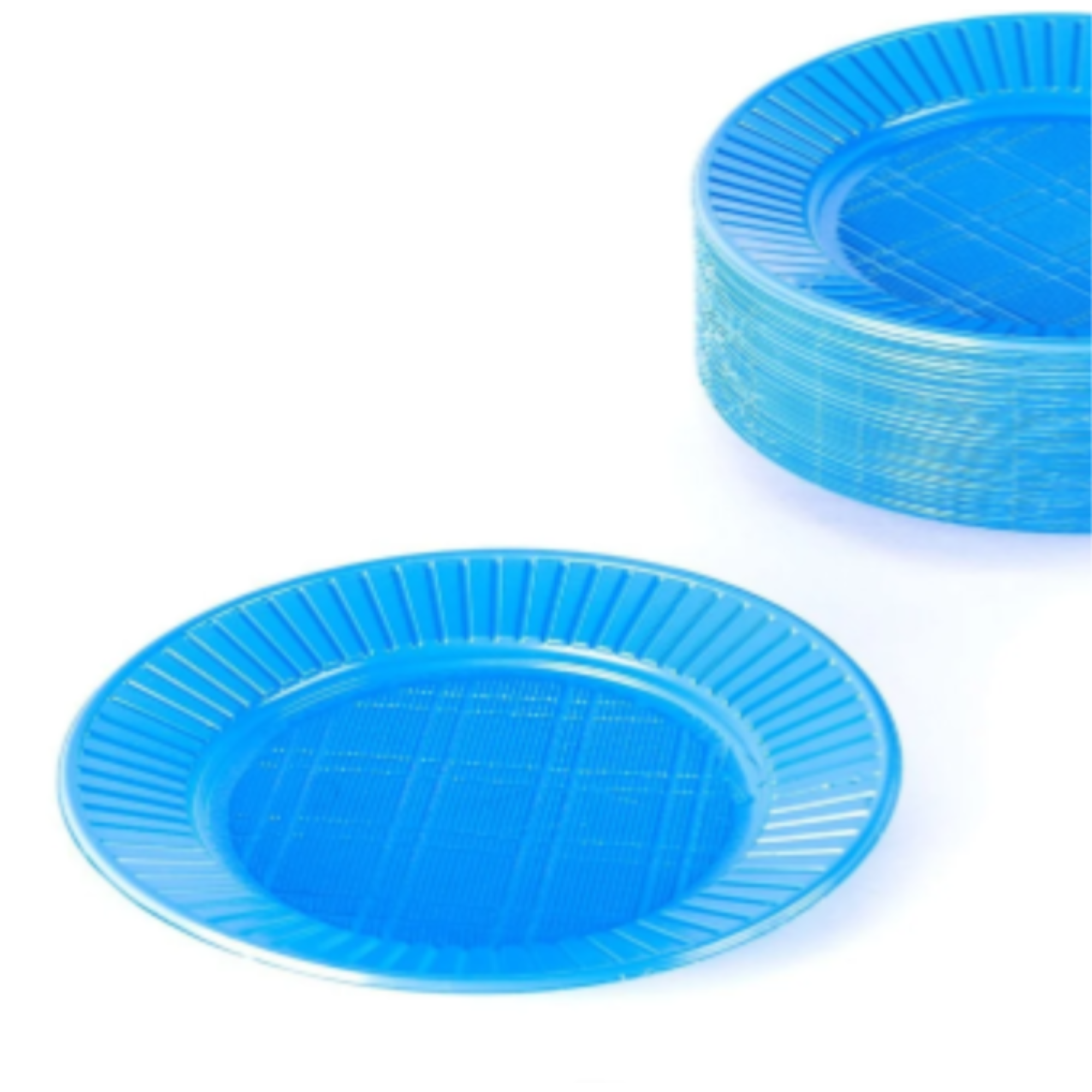 Platos azules